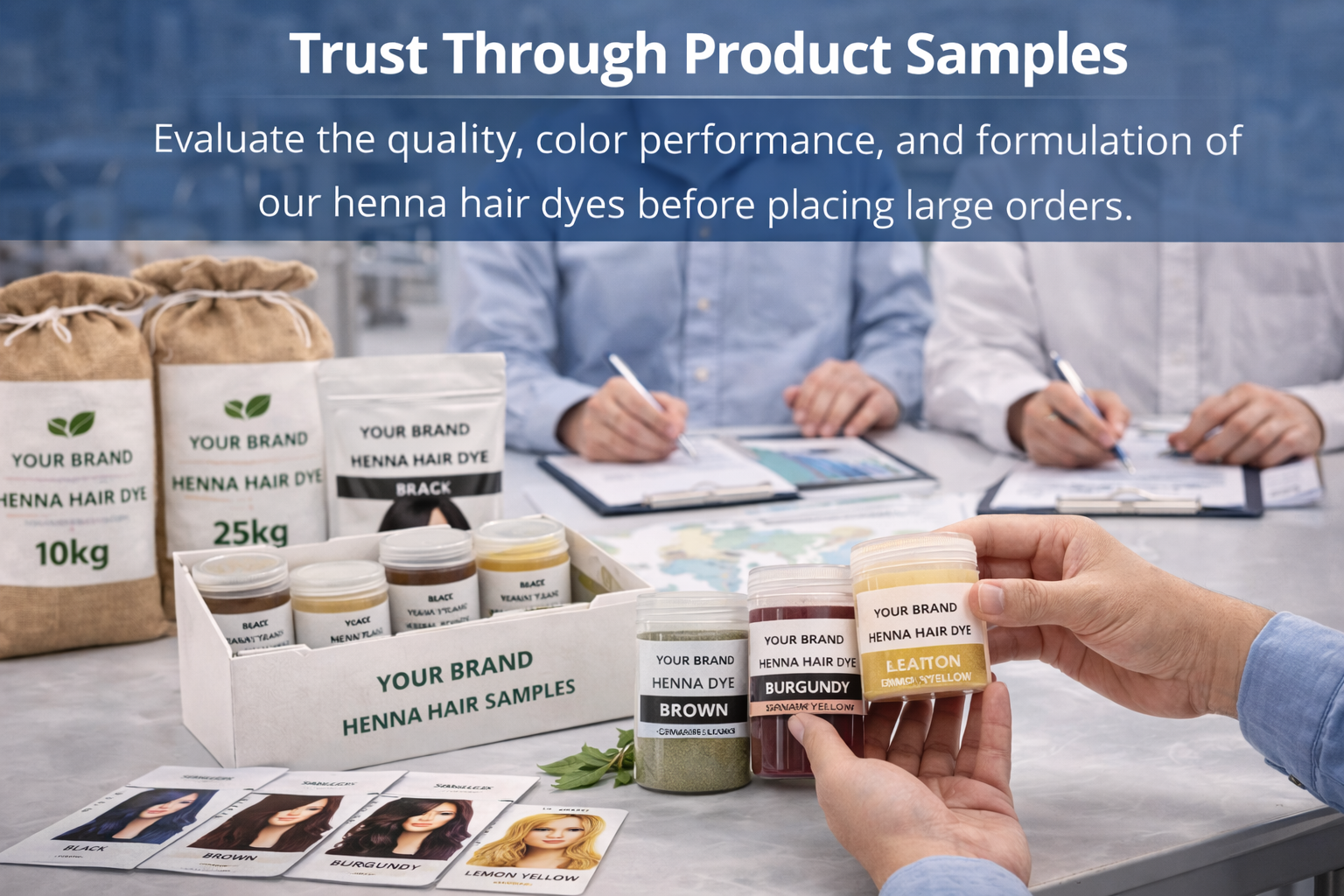 Trust Through Product Samples Hair Dyes